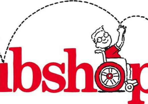 A cartoon of a boy in a wheelchair with the word " posho ".